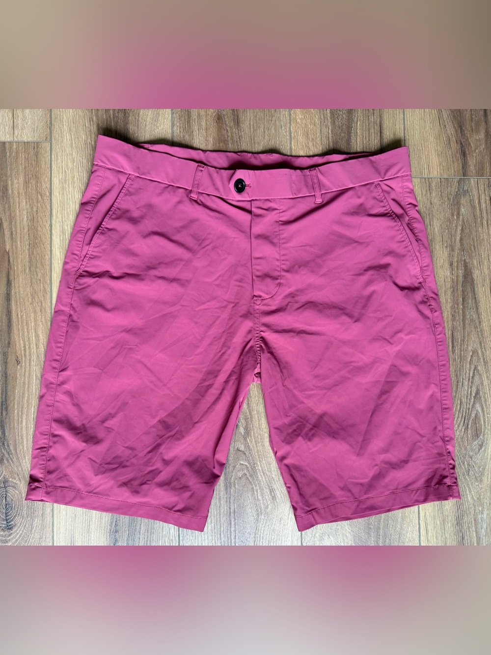 Greyson Montauk Burgundy Shorts‎ Mens 38 Performance Golf Wolf